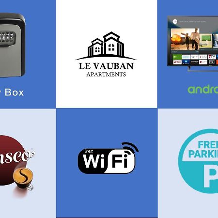 Le Thannois - Appartement 2 Chambres, Salon, Cuisine Equipee, Parking Et Wifi Gratuit Mulhouse Luaran gambar